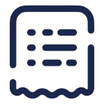 Bill List SVG Icon